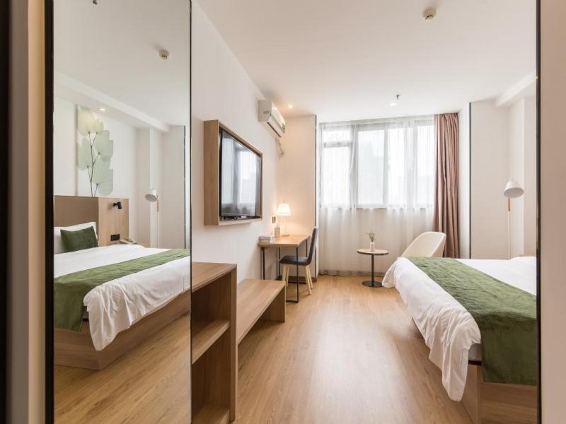 Greentree Inn Shanghai Zhoupu Town Xiupu Road Business Hotel Екстериор снимка